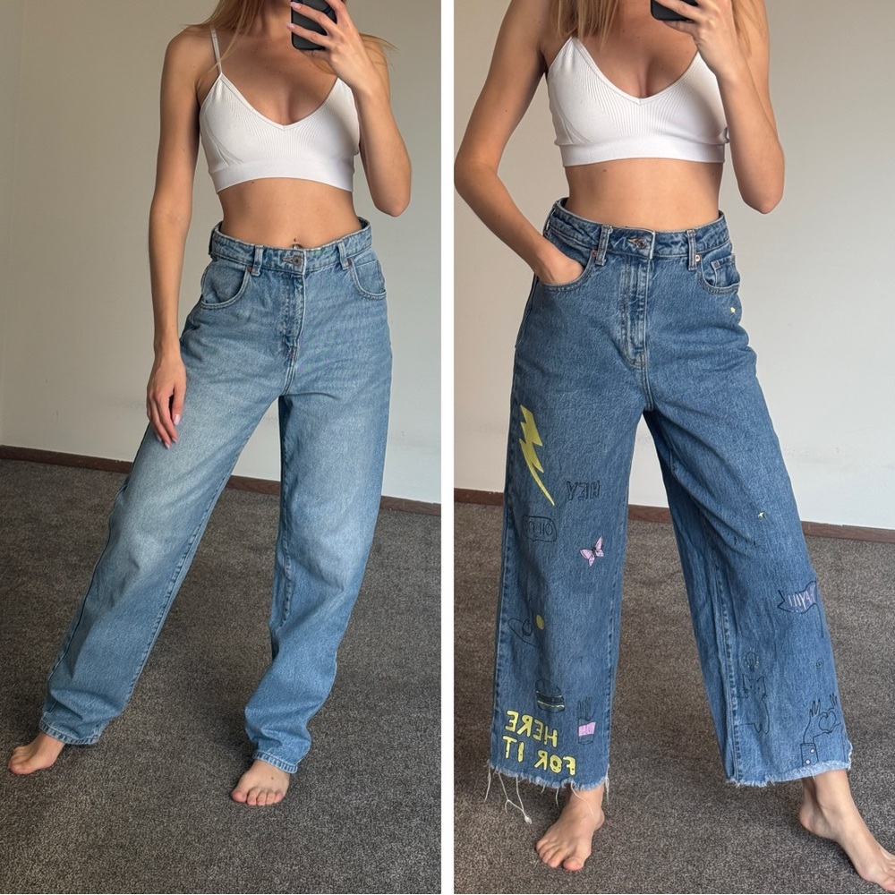 Bundle: 2 pairs of women jeans, size:M